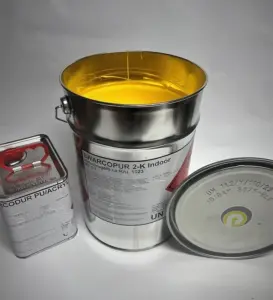 Hallenmarkierungsfarbe Spritzplastik Swarcopur 2K Indoor gelb ca. RAL 1023